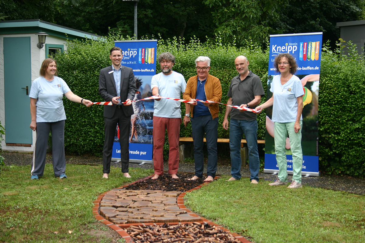 Foto: Silvia Eißele // Von links: Heike Lohrer, Dennis Glück, Bernhard Seiz, Klaus-Peter Waldenberger, Lars Kochenburger, Karen Striritz